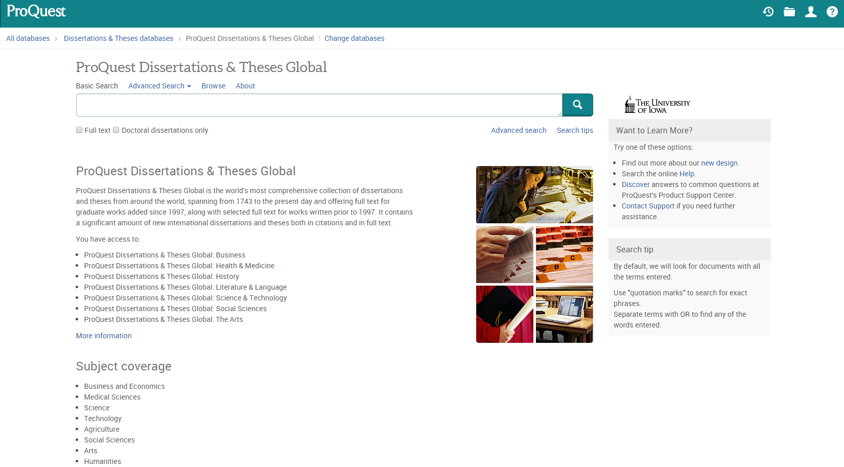 Proquest digital dissertations theses