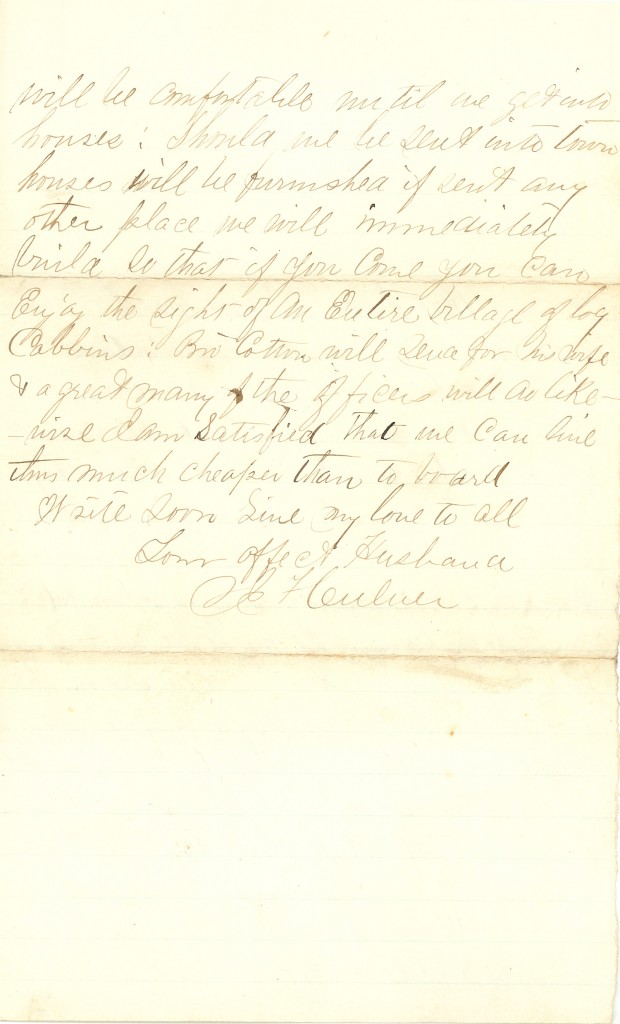 Joseph Culver Letter, November 11, 1862, Page 2