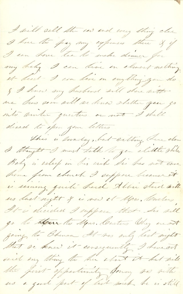 Joseph Culver Letter, November 14, 1862, Page 2