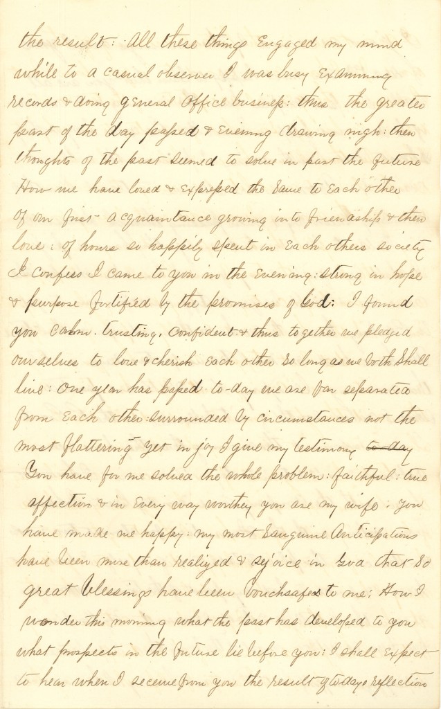 Joseph Culver Letter, December 12, 1862, Page 3