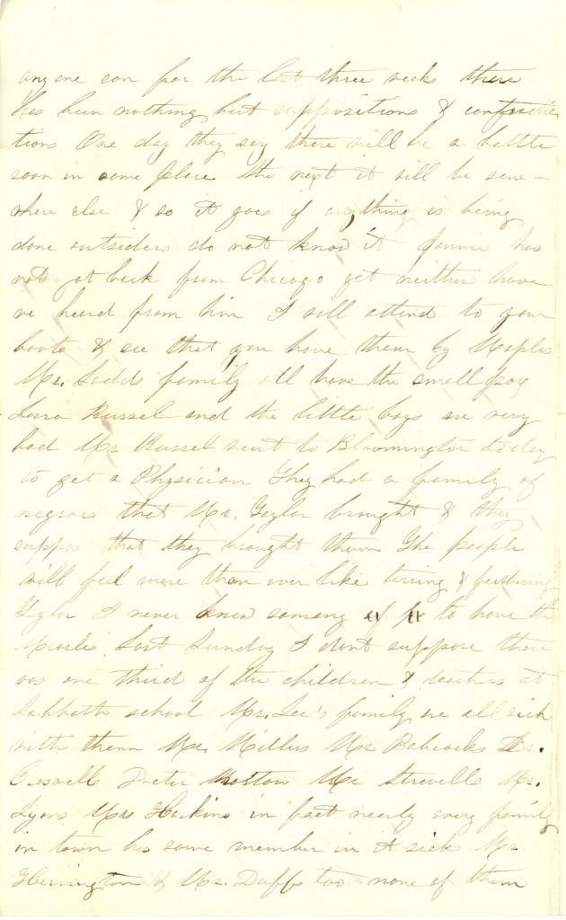 Joseph Culver Letter, December 2, 1862, Page 2
