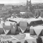 Hardin Library in 1974, just after opening