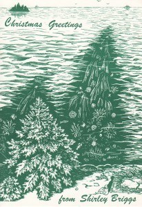 Christmas Tree reflected in the ocean.