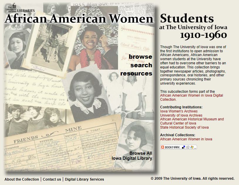 African American Women Students digital collection