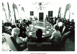Meeting in oval office, Gerald Ford