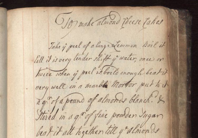 To make almond cheese cakes, Ann Kenwrick cookbook, 1770 | Szathmary Culinary Manuscripts