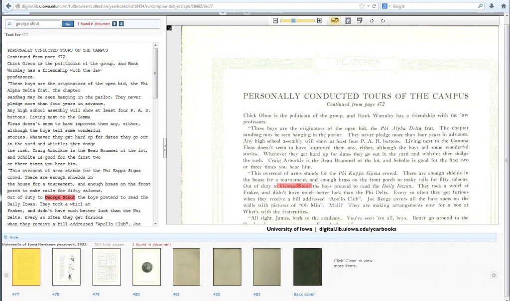 Iowa Digital Library Image & Text Viewer