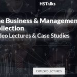 Screencapture of HSTalks webpage titled the Business and Management Collection
