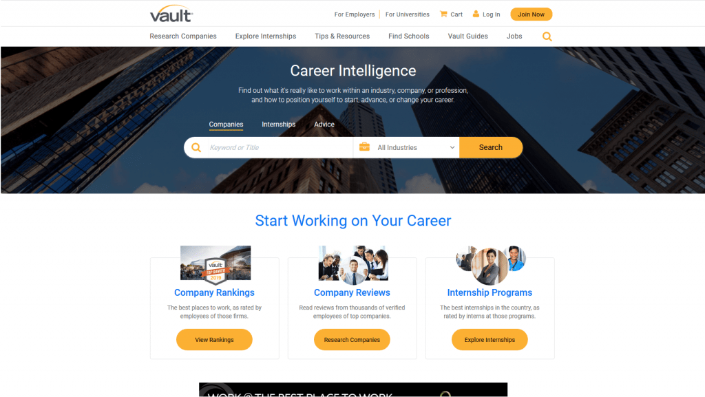 Interview Prep with Vault Business Library News