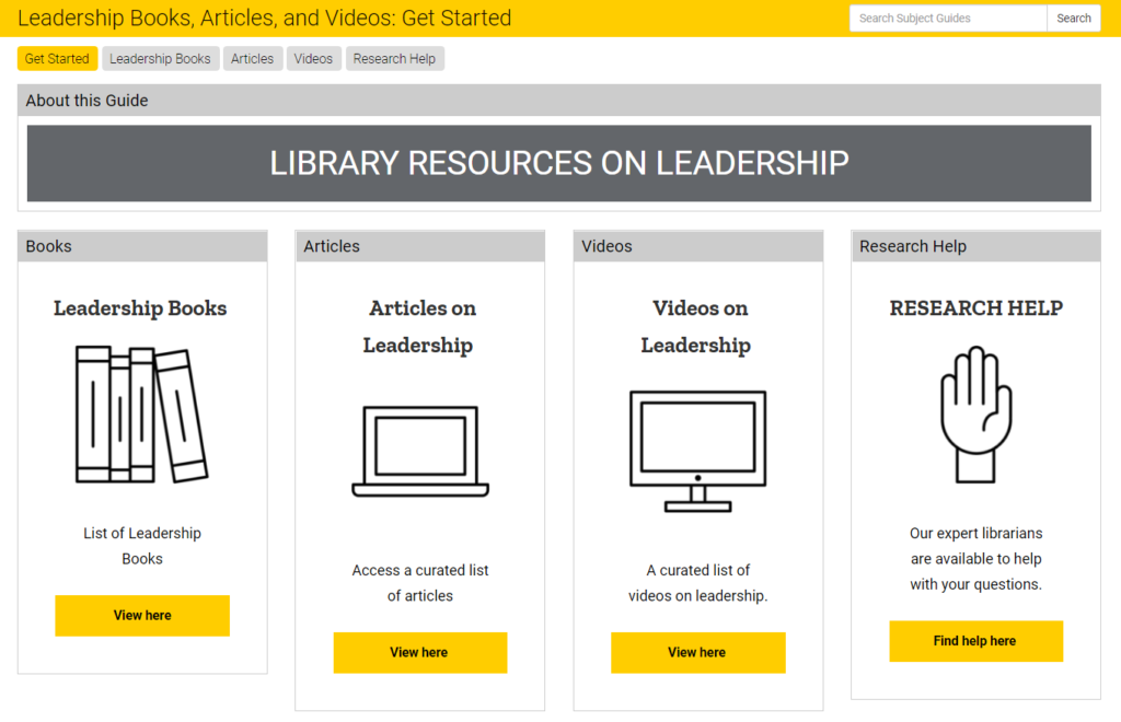 Screenshot Leadership guide