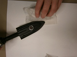 sealing with a tacking iron