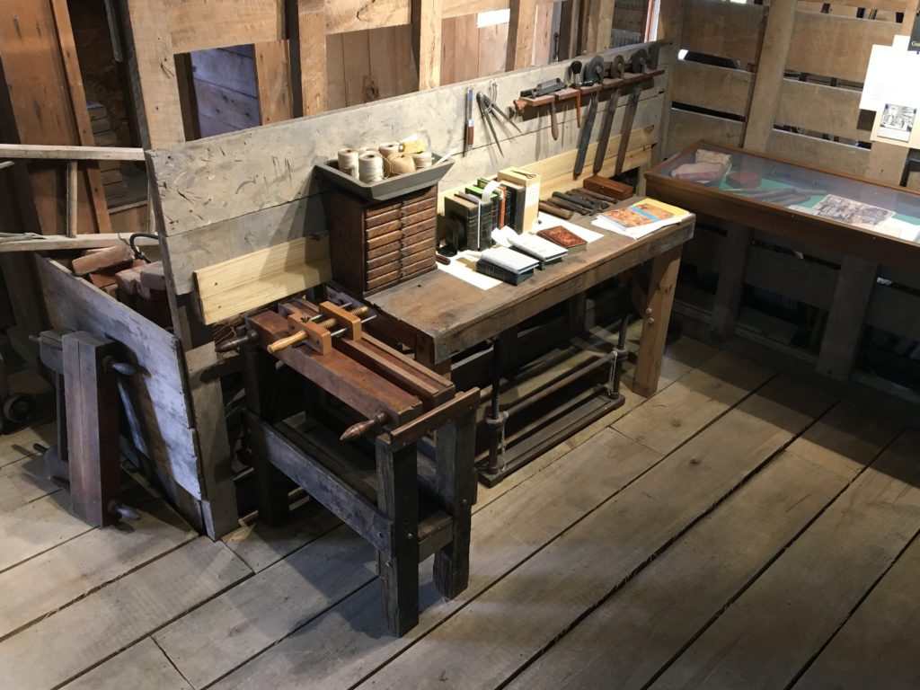historical bookmaking tools