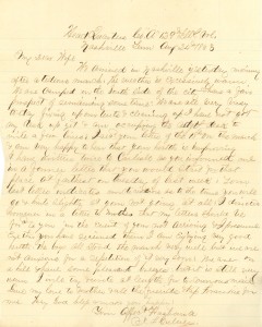 Joseph Culver Letter, August 24, 1863, Page 1