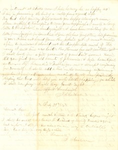 Joseph Culver Letter, July 29, 1863, Page 1