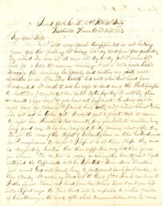 Joseph Culver Letter, October 14, 1863, Page 1