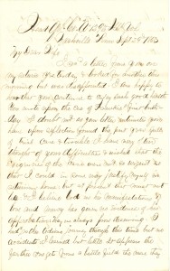 Joseph Culver Letter, September 29, 1863, Page 1