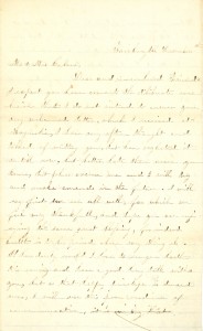 Joseph Culver Letter, December 2, 1863, Page 1