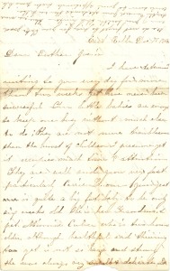 Joseph Culver Letter, December 7, 1863, Page 1