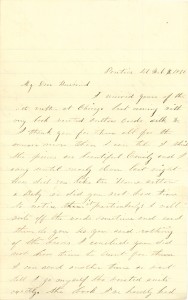 Joseph Culver Letter, February 8, 1864, Page 1