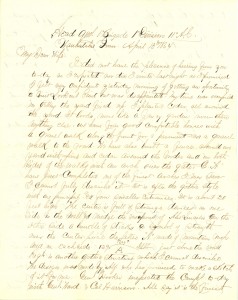 Joseph Culver Letter, April 13, 1864, Page 1