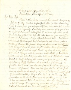 Joseph Culver Letter, April 15, 1864, Page 1