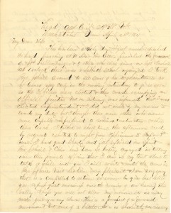 Joseph Culver Letter, April 24, 1864, Letter 2, Page 1