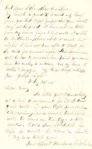Joseph Culver Letter, February 20, 1864