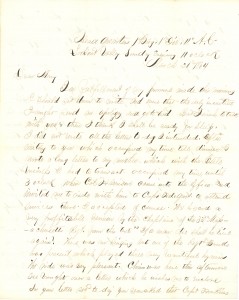 Joseph Culver Letter, March 20, 1864, Letter 2, Page 1