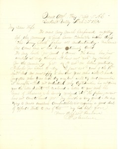 Joseph Culver Letter, March 22, 1864, Letter 3, Page 1