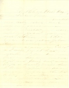 Joseph Culver Letter, August 4, 1864, Page 1