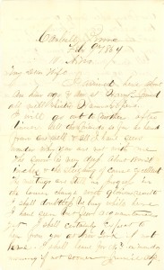 Joseph Culver Letter, February 9, 1865, Letter 2, Page 1