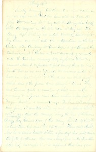 Joseph Culver Letter, July 24, 1864, Page 1