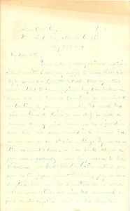 Joseph Culver Letter, July 28, 1864, Page 1