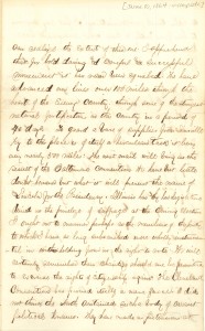 Joseph Culver Letter, June 10, 1864, Page 1