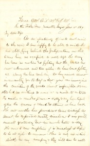 Joseph Culver Letter, June 14, 1864, Page 1