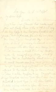 Joseph Culver Letter, May 14, 1864, Page 1