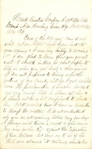 Joseph Culver Letter, November 20, 1862, Page 1