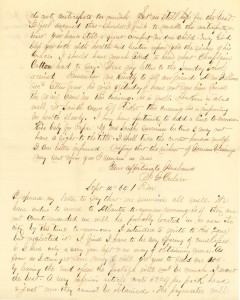 Joseph Culver Letter, September 14, 1864, Page 1