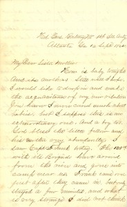 Joseph Culver Letter, September 16, 1864, Page 1