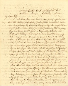 Joseph Culver Letter, September 19, 1864, Letter 2, Page 1