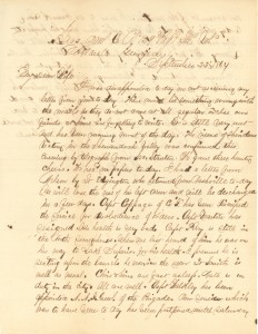 Joseph Culver Letter, September 22, 1864, Page 1