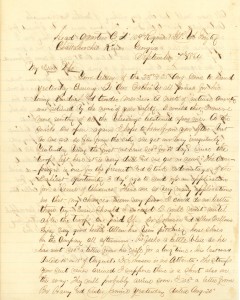 Joseph Culver Letter, September 7, 1864, Page 1