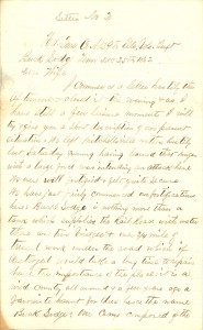 Joseph Culver Letter, December 25, 1862, Letter 2, Page 1