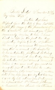 Joseph Culver Letter, December 25, 1862, Page 1