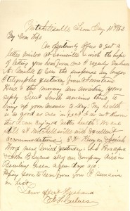 Joseph Culver Letter, January 10, 1863, Letter 2, Page 1