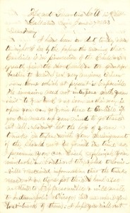 Joseph Culver Letter, June 27, 1863, Letter 2, Page 1