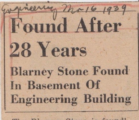 Blarney Stone Found