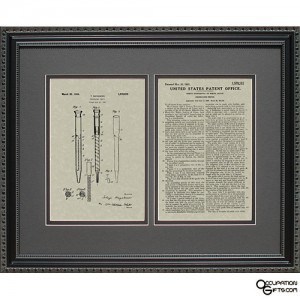 Mechanical Pencil Patent Art Print
