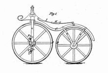 original pedal-driven bicycle