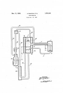 Einstein refrigerator patent image